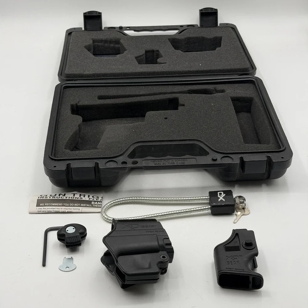 Springfield Armory XD Gear Hard Case with Holster Mag Pouch and Locks Black